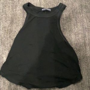 Brandy Melville black cropped tank top
